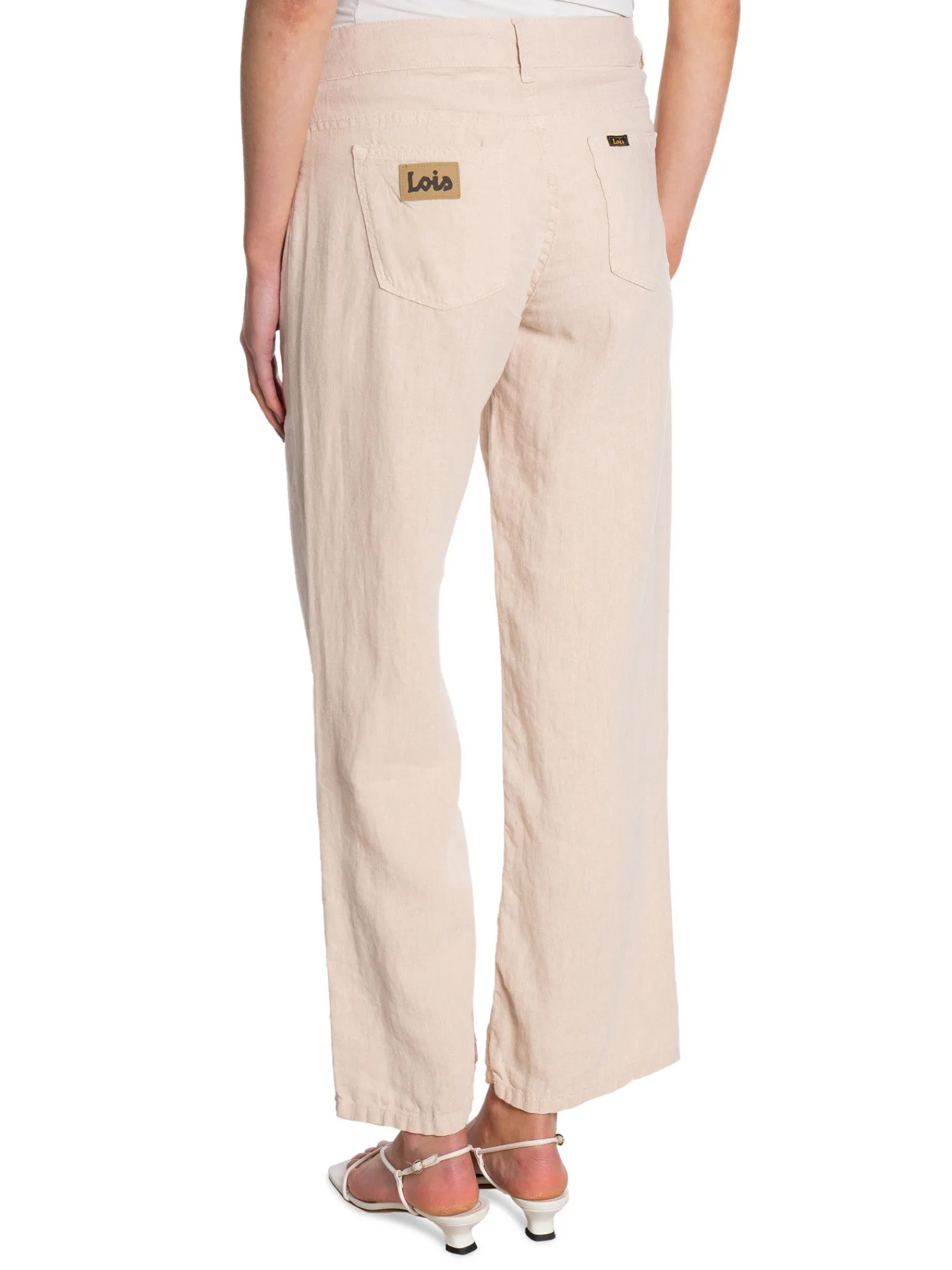 LOIS Jeans Lois Byxa Culotte Linen Colour Ercu L32^ Byxor