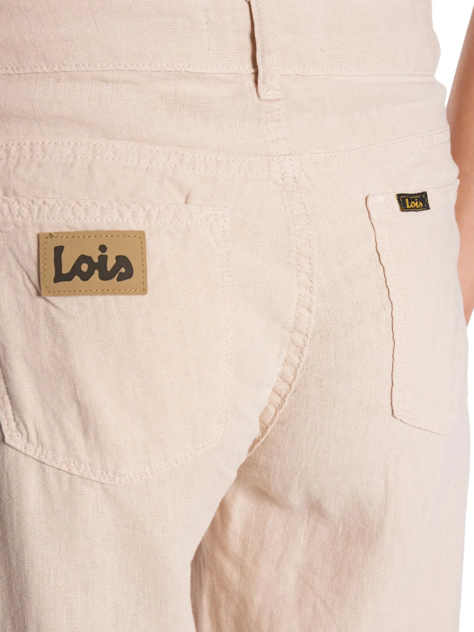 LOIS Jeans Lois Byxa Culotte Linen Colour Ercu L32^ Byxor