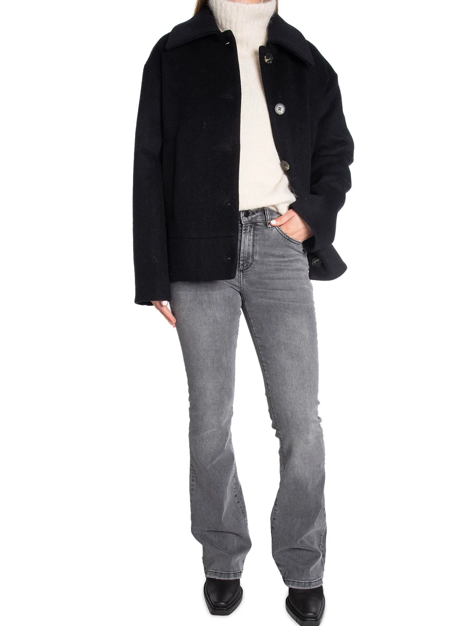 Marimekko Jacka Asetelma Solid Black^ Jackor & Kappor
