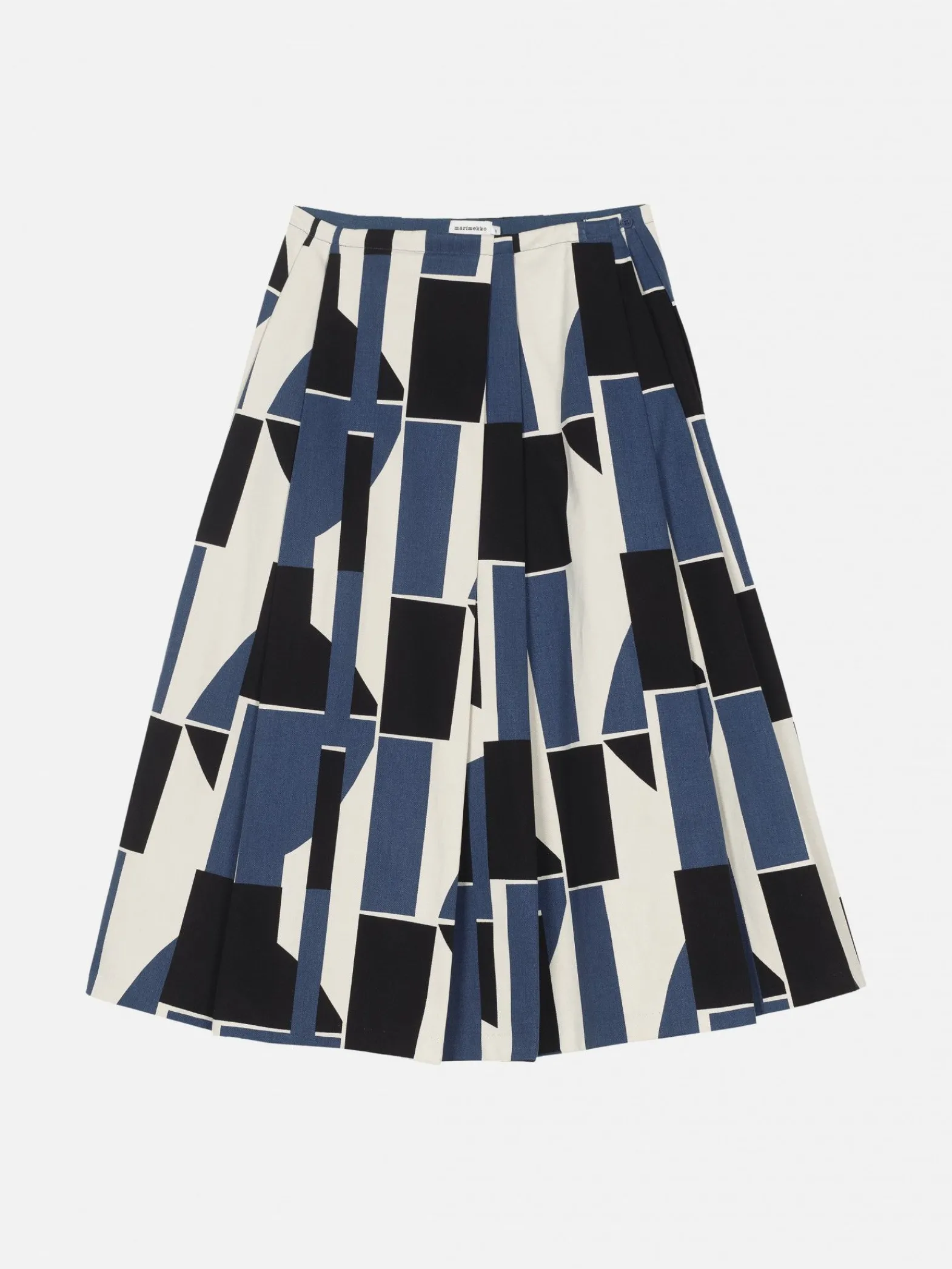 Marimekko Kjol Funkkis Sermi Off-White/Blue/ Ck^ Kjolar