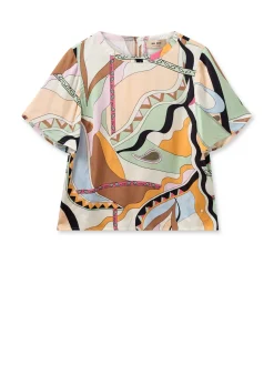 Mos Mosh Blus Evie Ss Pictus Smoke Green^ Blusar