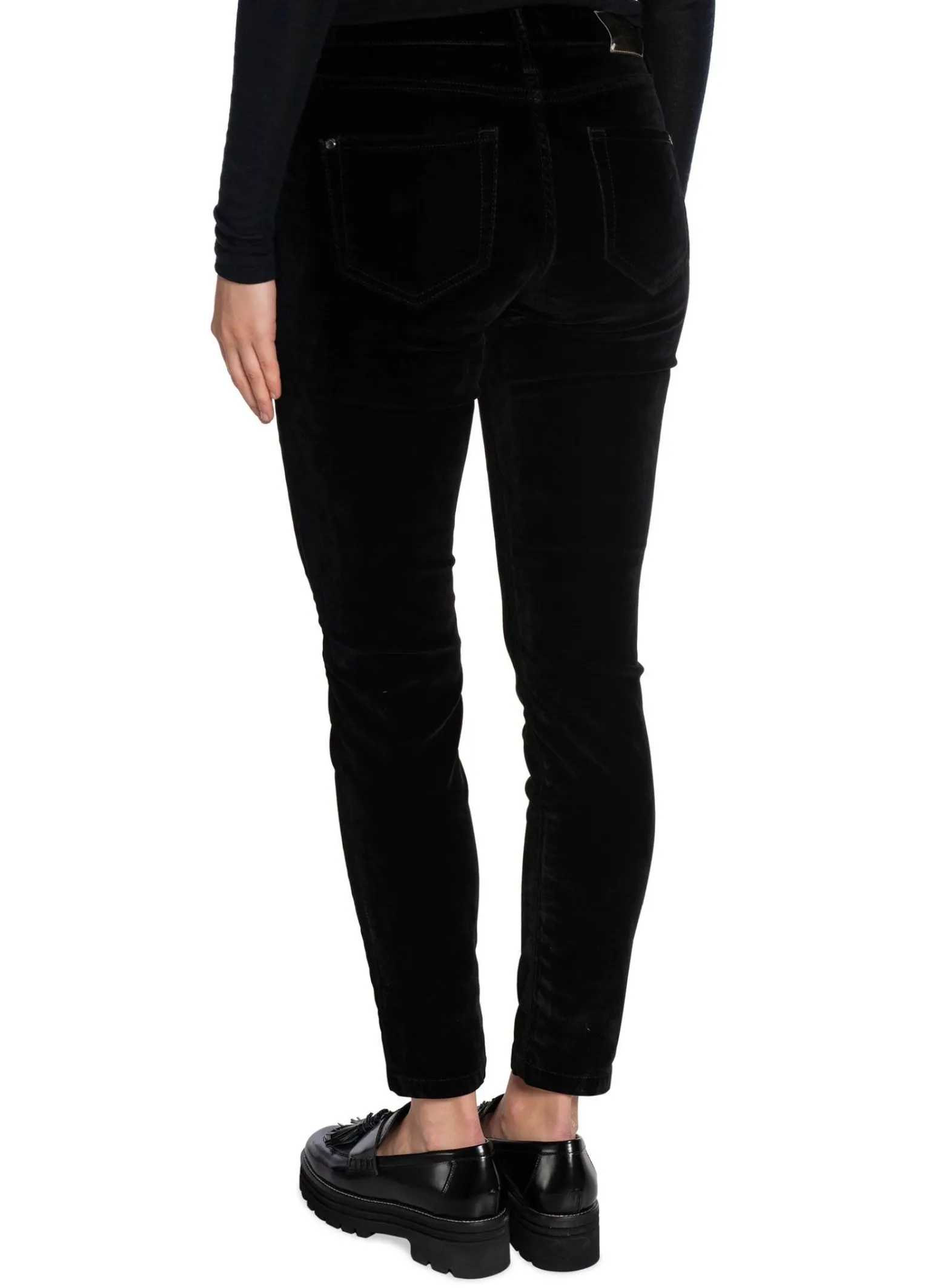Mos Mosh Byxa Sumner Velvet Black^ Byxor