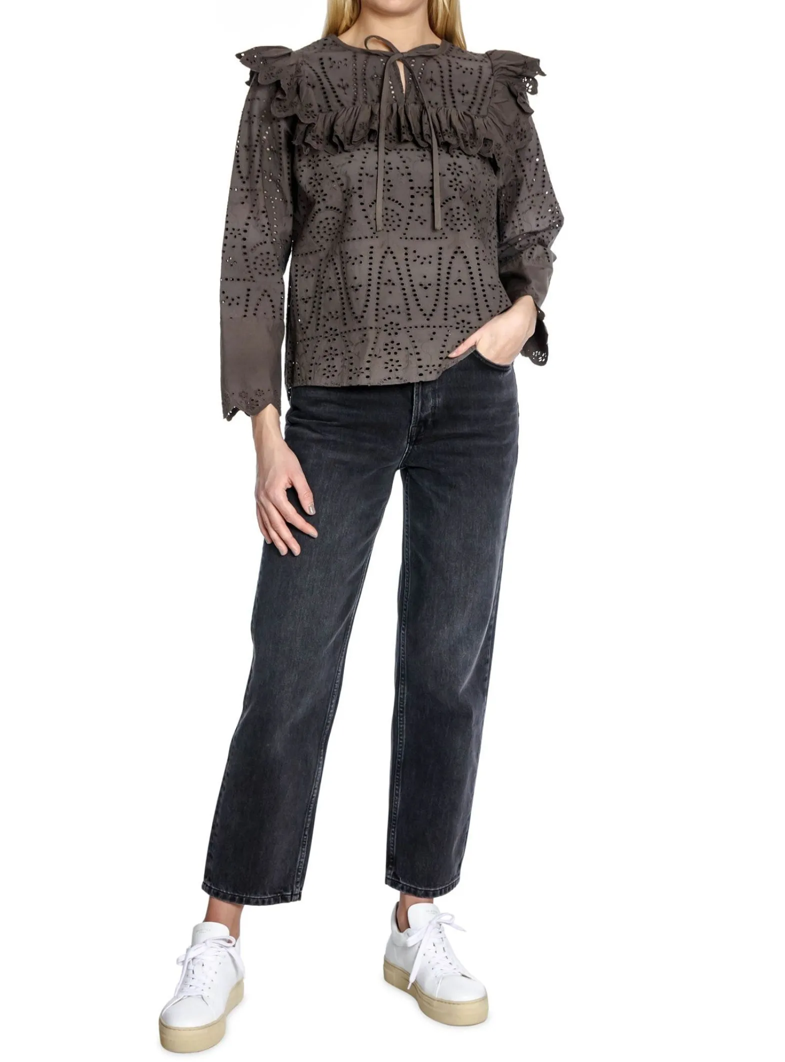 2NDDAY Blus Cork Thinktwice Black^ Blusar