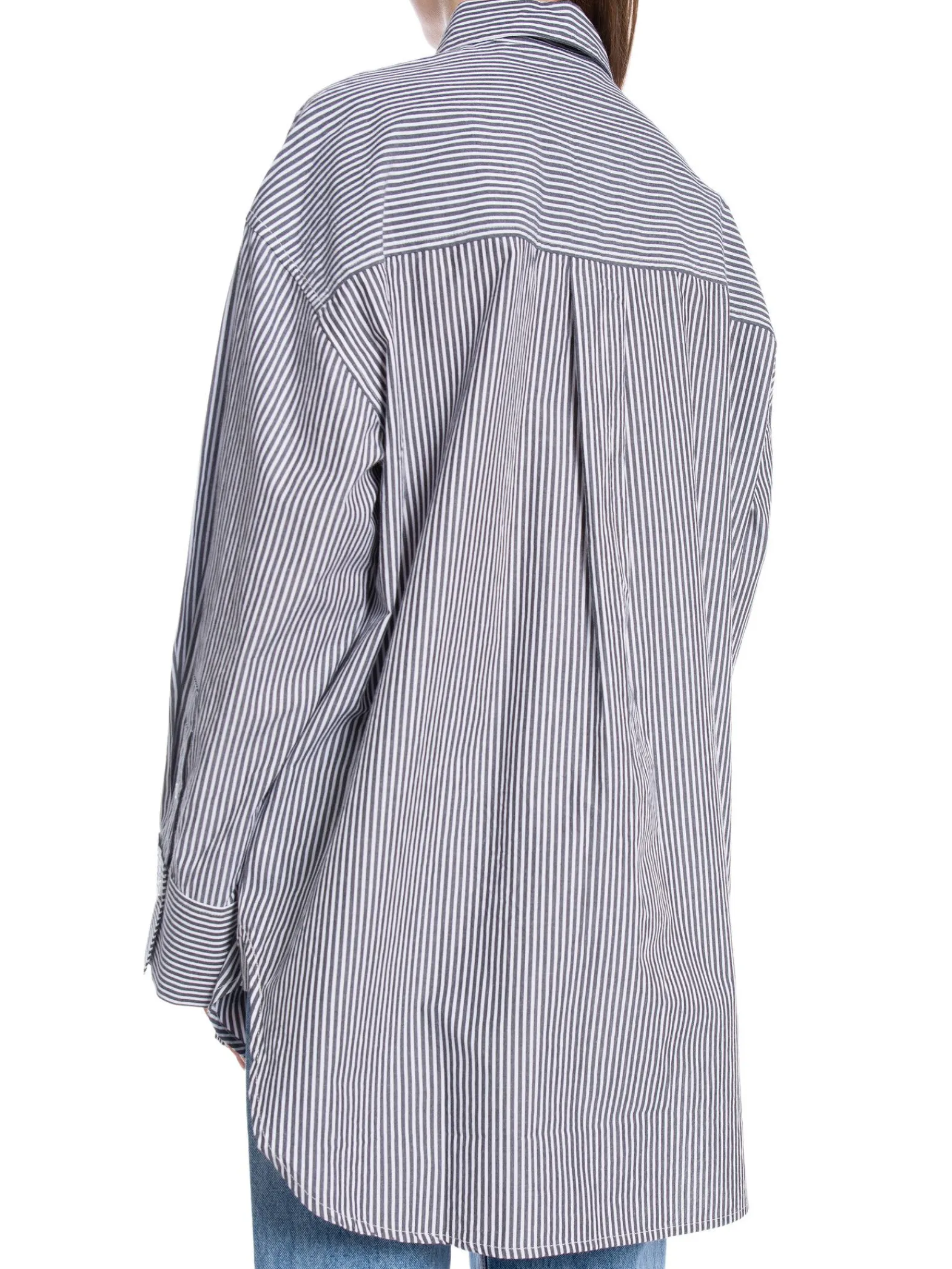 2NDDAY Skjorta Jemma Soft Stripe Anthracite^ Skjortor