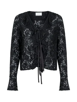 Neo Noir Blus Anika Lace Black^ Blusar