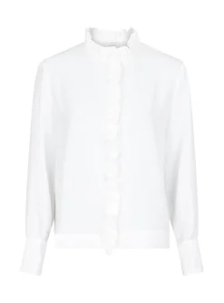 Neo Noir Blus Baxter Crepe White^ Skjortor