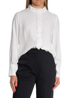 Neo Noir Blus Baxter Crepe White^ Skjortor