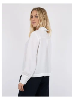 Neo Noir Blus Baxter Crepe White^ Skjortor