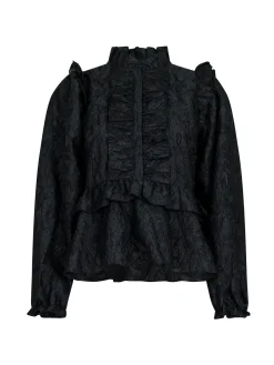 Neo Noir Blus Hawaii Flower Black^ Blusar