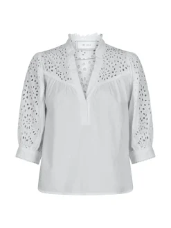 Neo Noir Blus Kita Embroidery White^ Blusar