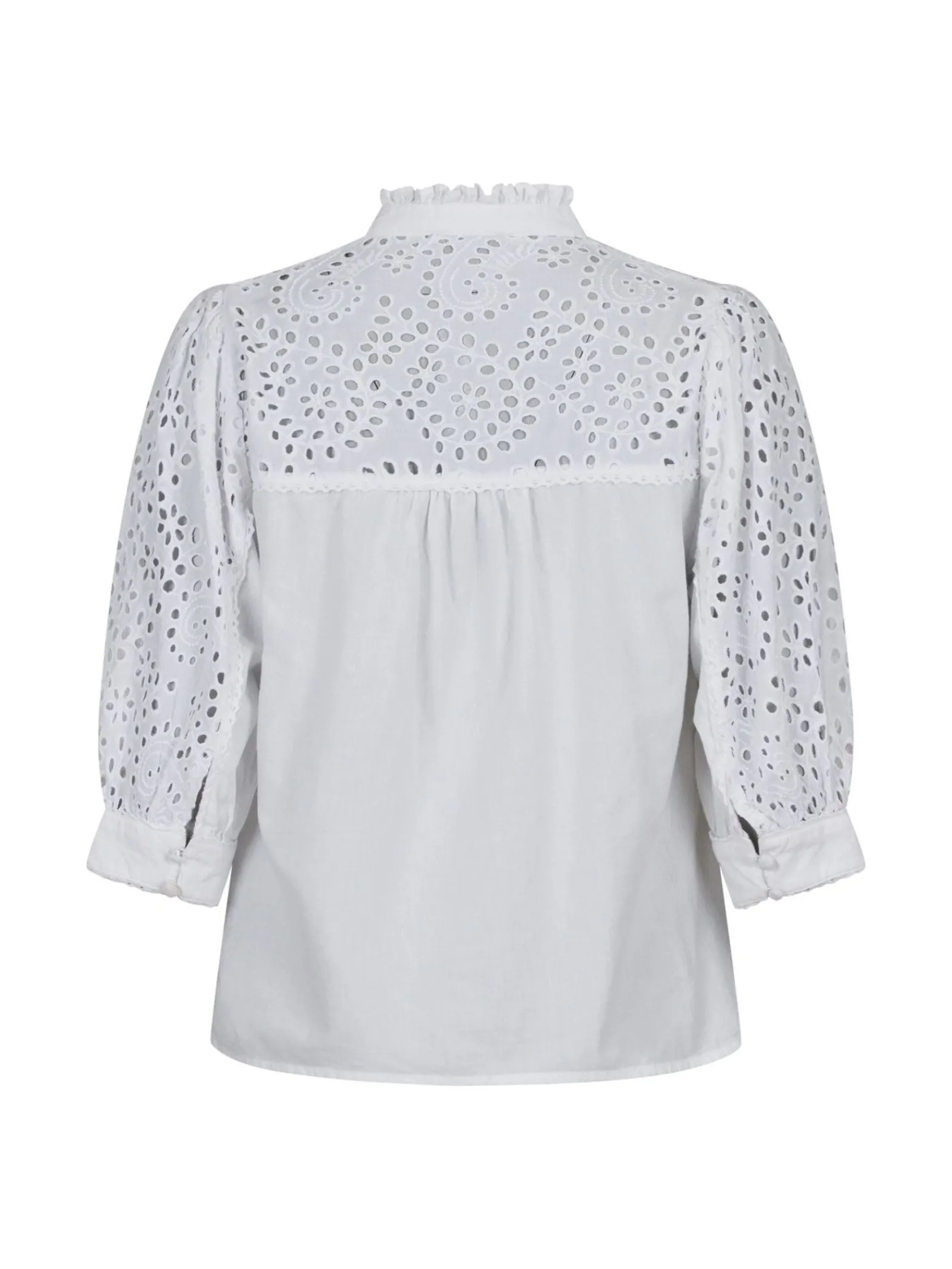 Neo Noir Blus Kita Embroidery White^ Blusar