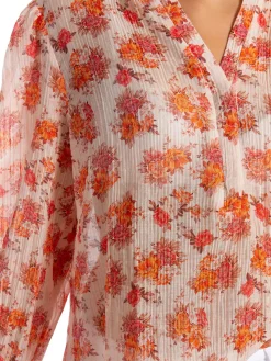 Neo Noir Blus Noiva Vintage Flower Soft Tangerine^ Blusar