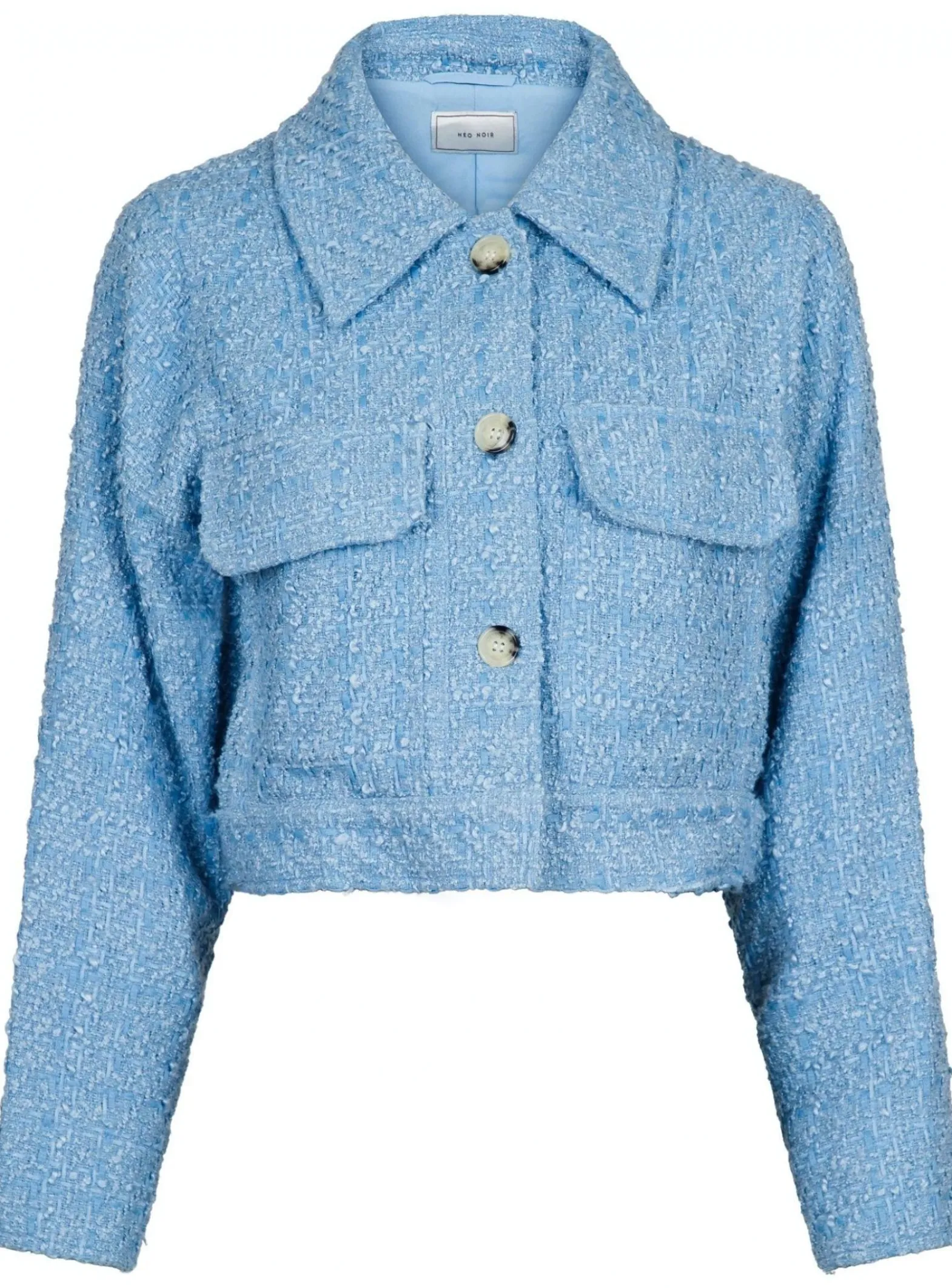 Neo Noir Jacka Sherry Boucle Light Blue^ Jackor & Kappor