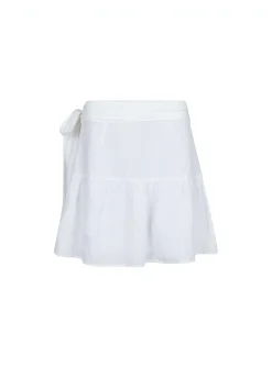 Neo Noir Kjol Abena Linen White^ Kjolar