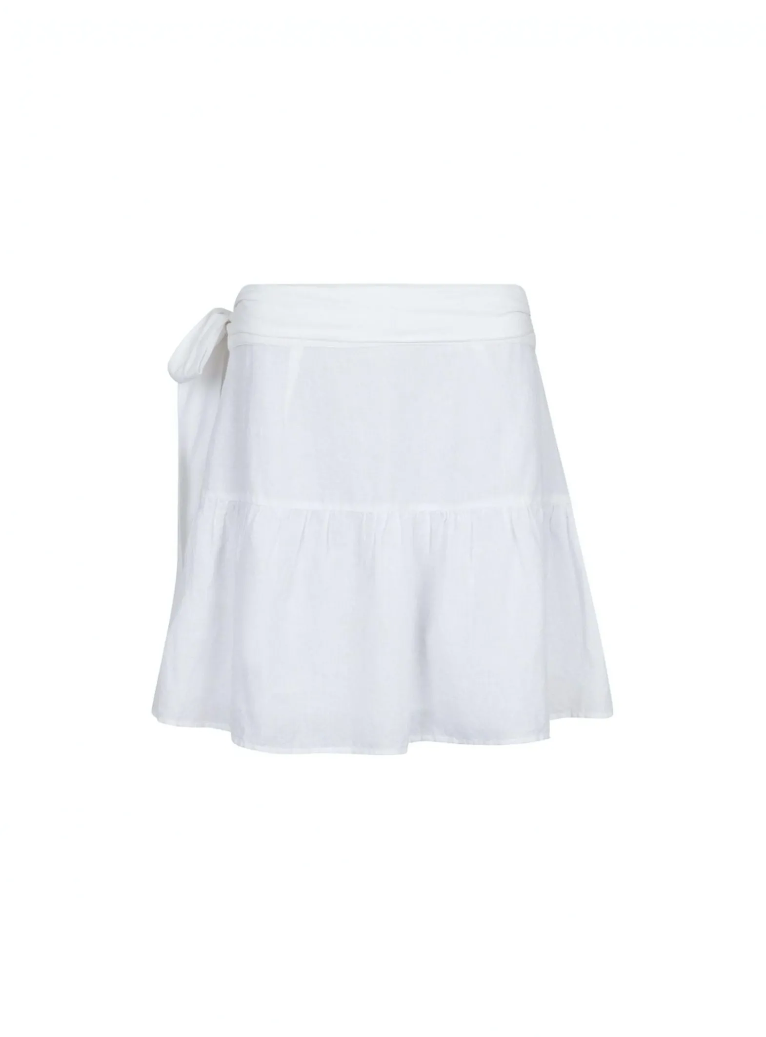 Neo Noir Kjol Abena Linen White^ Kjolar
