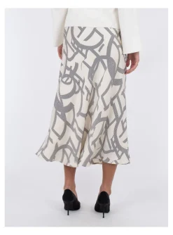 Neo Noir Kjol Bovary Line Shapes Off White^ Kjolar