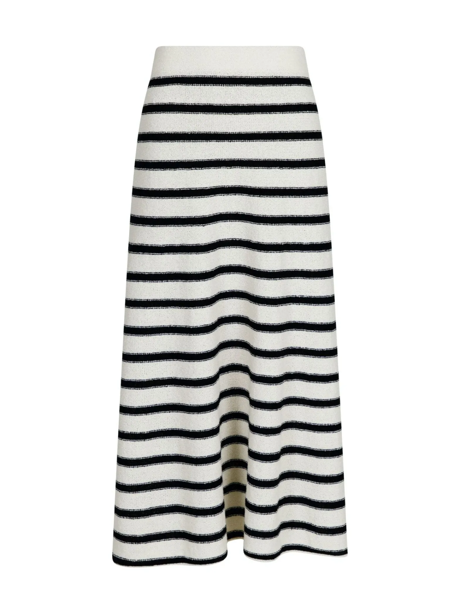 Neo Noir Kjol Etti Boucle Knit Black Striped^ Kjolar