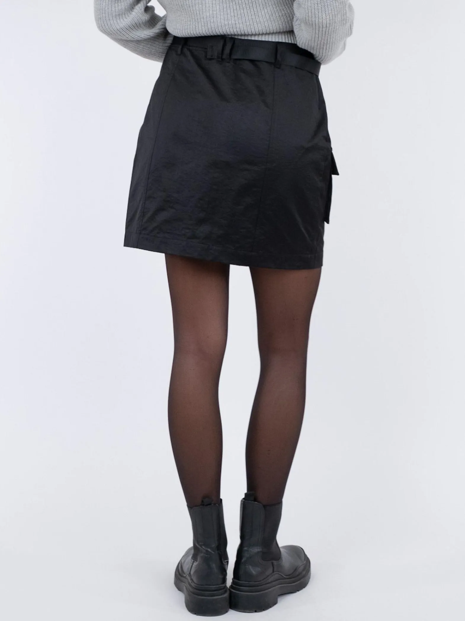 Neo Noir Kjol Le Nylon Black^ Kjolar