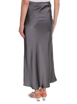 Neo Noir Kjol Vicky Heavy Sateen Dark Grey^ Kjolar