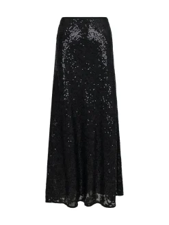 Neo Noir Kjol Vicky Sequins Black^ Kjolar