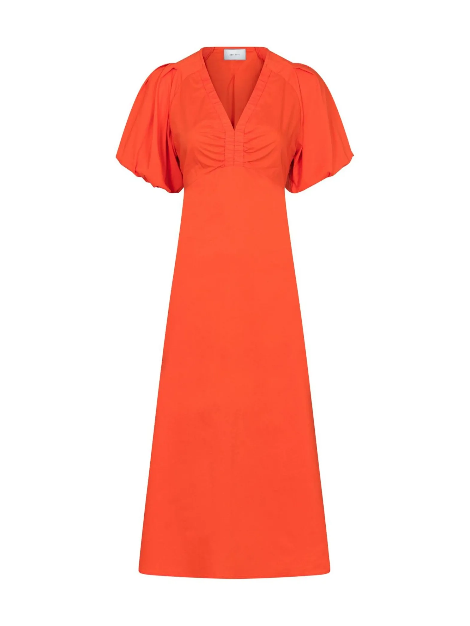 Neo Noir Klanning Illana Poplin Coral^ Klänningar