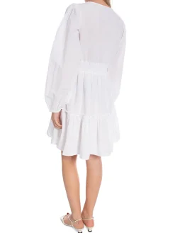 Neo Noir Klanning Rihana Linen White^ Klänningar