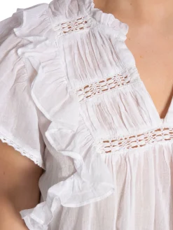 Neo Noir Topp Jayla S Voile White^ Toppar