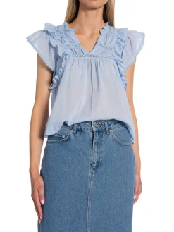 Neo Noir Topp Jayla S Voile Light Blue^ Toppar