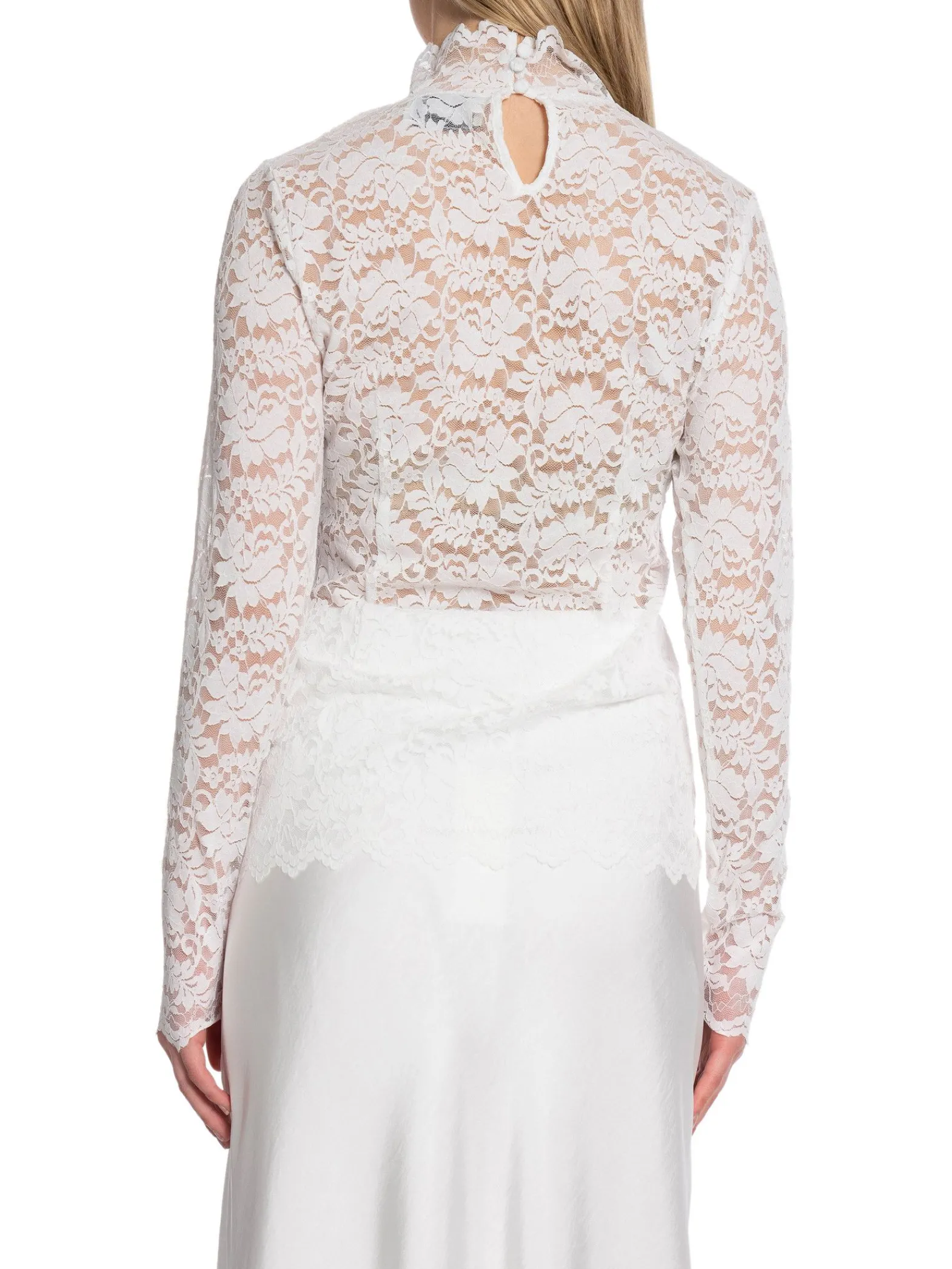 Neo Noir Topp Liza Laceflower White^ Toppar