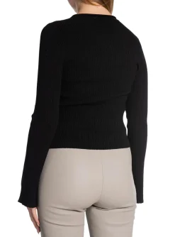 Neo Noir Topp Selina Knit Black^ Toppar