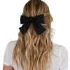 Neo Noir hair Clip Bow Black^ Håraccessoarer & Skönhet