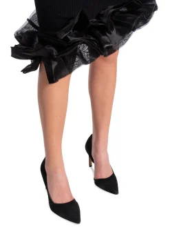 NORR Klanning Sherry Organza Knit Black^ Klänningar