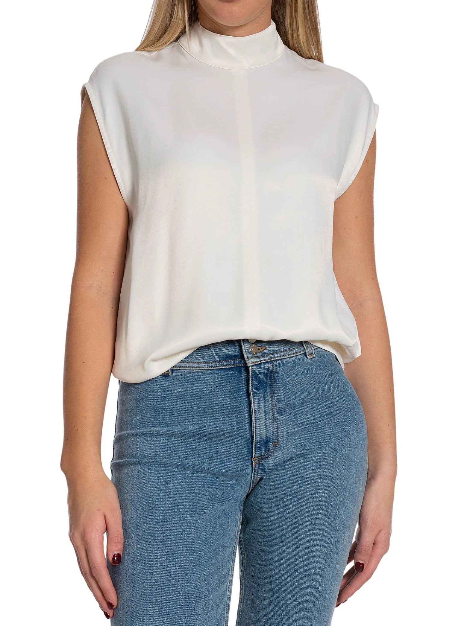 NORR Topp Portia Sl Off White^ Toppar