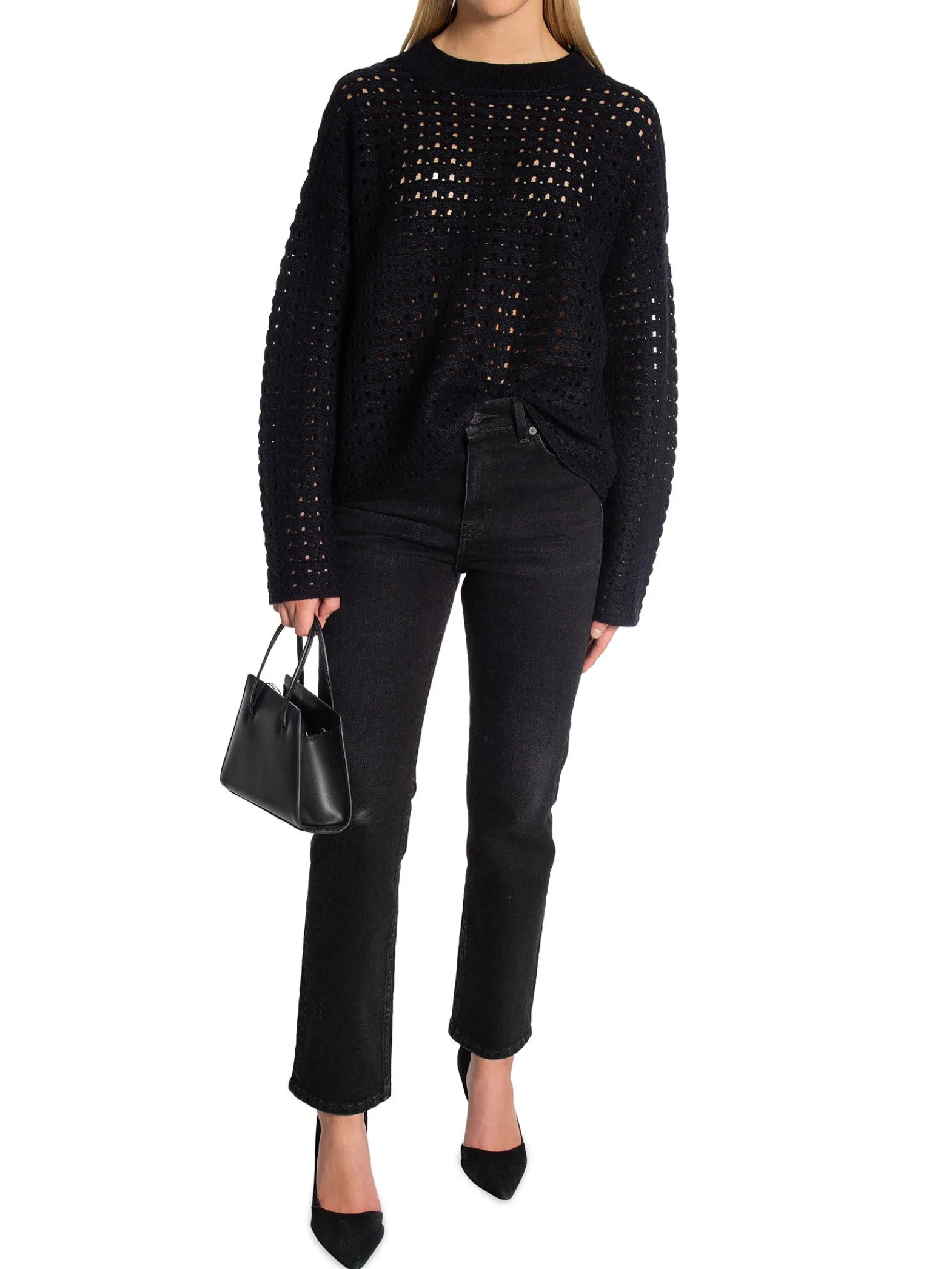 NORR Troja Crome Knit Black^ Tröjor & Koftor