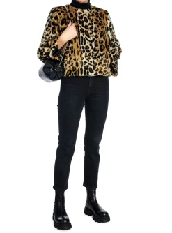 Notes du Nord Palsjacka Mika Faux Fur Leopard^ Jackor & Kappor