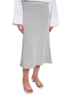 Rodebjer Kjol Flora Grey Melange^ Kjolar