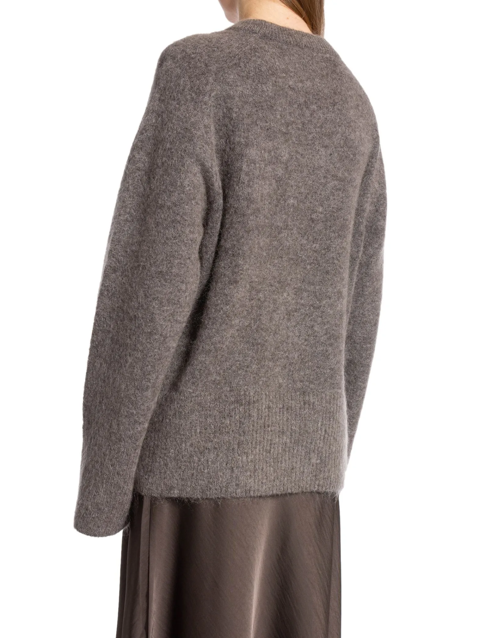 Second Female Troja Brookline Knit Raglan O-Neck Major Brown^ Tröjor & Koftor