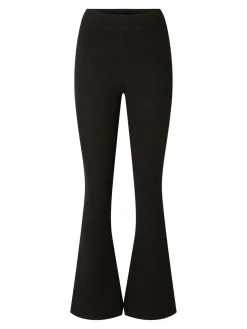 Selected Femme Byxa Karo Flared Knit Black^ Byxor