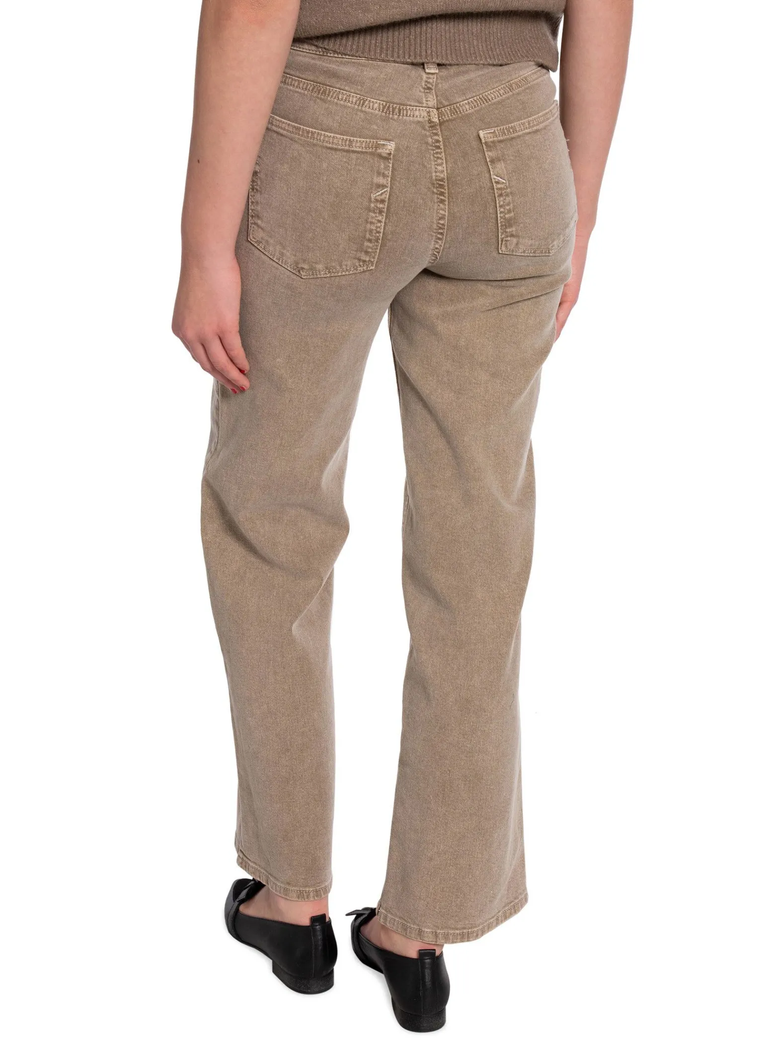 Selected Femme Jeans Alice Cora Hw Wide Beige Denim L32^ Jeans
