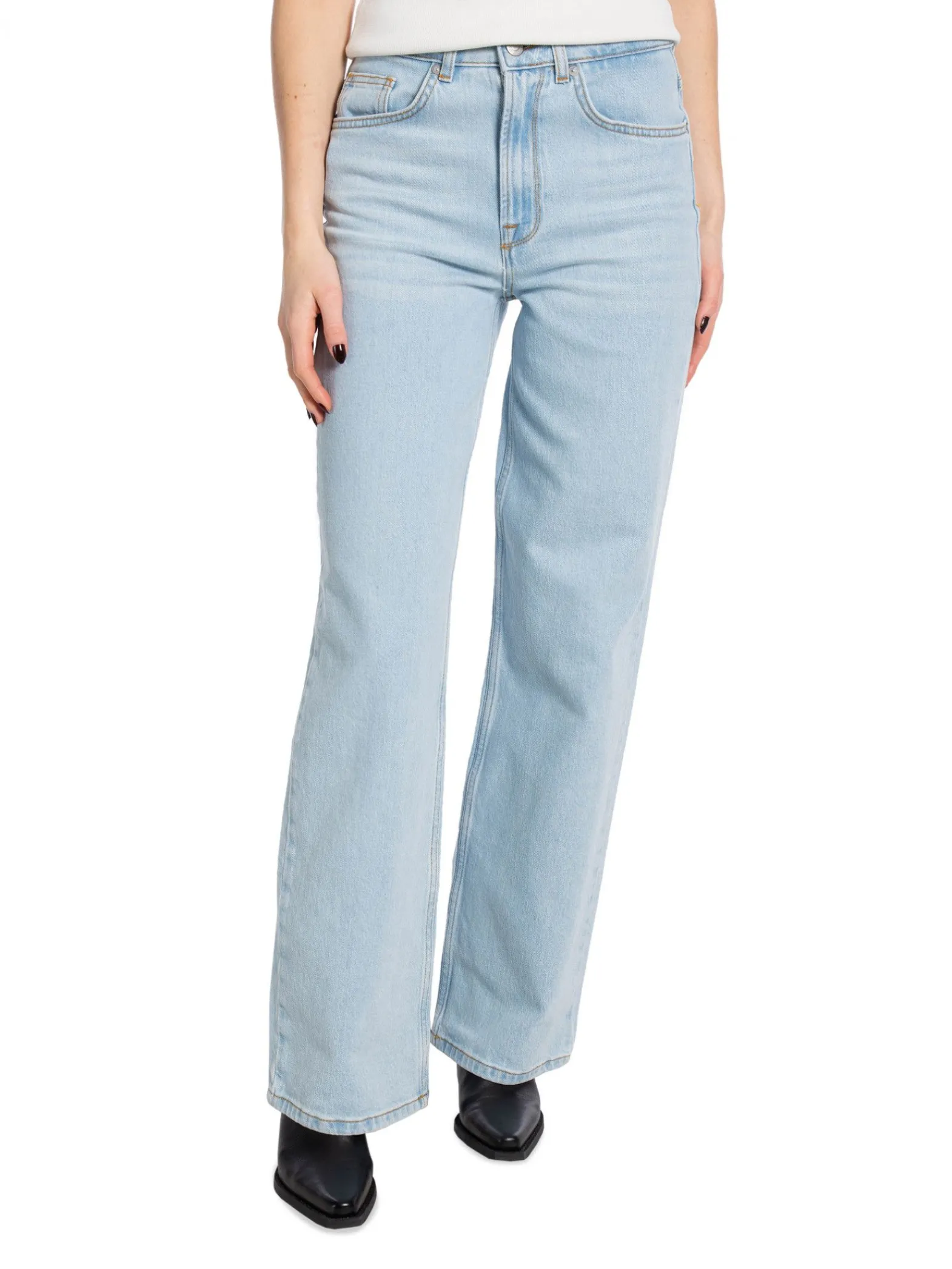 Selected Femme Jeans Alice Hw Wide Light Blue Denim L32^ Jeans