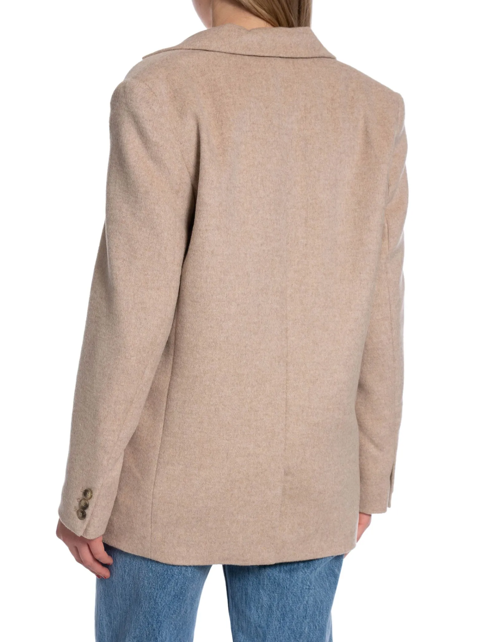 Selected Femme Kavaj Sasja Wool Sandshell^ Kavajer