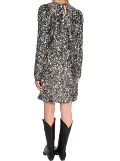 Selected Femme Klanning Colyn Ls Short Sequins^ Klänningar