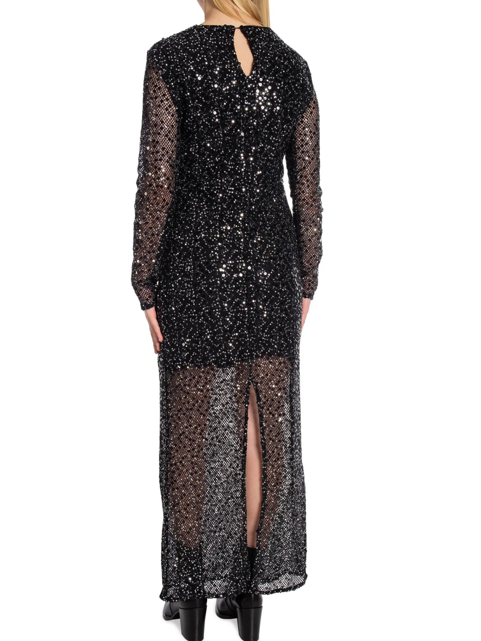 Selected Femme Klanning Noel Sequins Black^ Klänningar