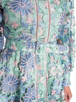 Selected Femme Klanning Siljablue Heron/ Multi^ Klänningar