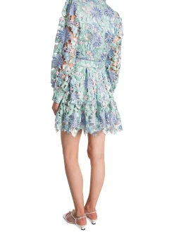 Selected Femme Klanning Siljablue Heron/ Multi^ Klänningar