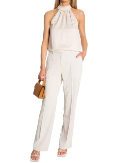 Selected Femme Linne Rachelle Halter Neck Birch^ Linnen