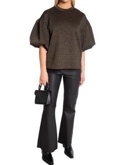 Selected Femme Topp Agnethejaquard Black^ Toppar