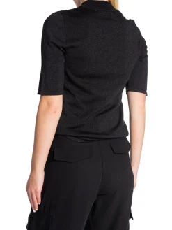 Selected Femme Topp Lura Lurex Black^ Toppar