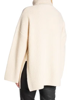 Selected Femme Troja Mary Long Knit Roll Neck Birch^ Tröjor & Koftor