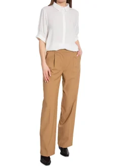 Soft Rebels Byxa Vilja Midwaist Loose Tiger'S Eye^ Byxor